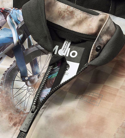 Molo Softshell Jacket w. Fleece - Cloudy - Dusty Cross Molo Softshell Jacket w. Fleece - Cloudy - Dusty Cross