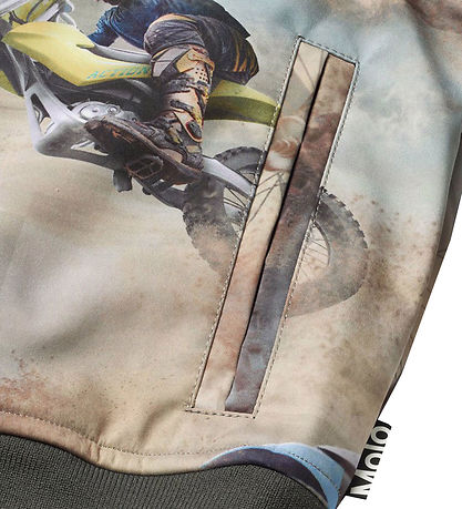 Molo Softshell Jacket w. Fleece - Cloudy - Dusty Cross Molo Softshell Jacket w. Fleece - Cloudy - Dusty Cross