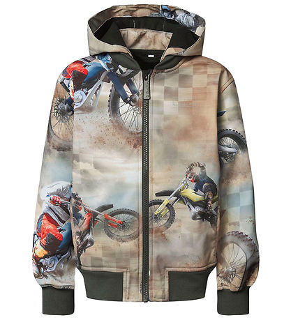 Molo Softshell Jacket w. Fleece - Cloudy - Dusty Cross Molo Softshell Jacket w. Fleece - Cloudy - Dusty Cross