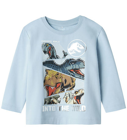 Name It Blouse - NmmFynn - Jurassic - Celestial Blue Name It Blouse - NmmFynn - Jurassic - Celestial Blue