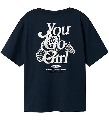 Name It T-shirt - NkfDabbo - Navy Blazer w. Print Name It T-shirt - NkfDabbo - Navy Blazer w. Print