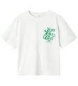Name It T-paita - NkfDabbo - Bright White M. Tulosta
