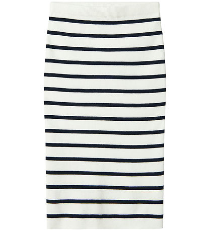 Name It Kjol - Stickad - NKfDinilla - Marinblå Blazer m. Ränder