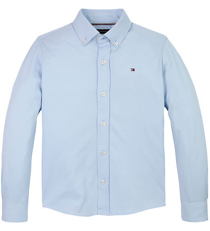 Tommy Hilfiger Shirt - Piqué - Breezy Blue