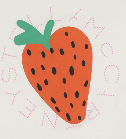 Stella McCartney Kids T-shirt - Ivory w. Strawberry
