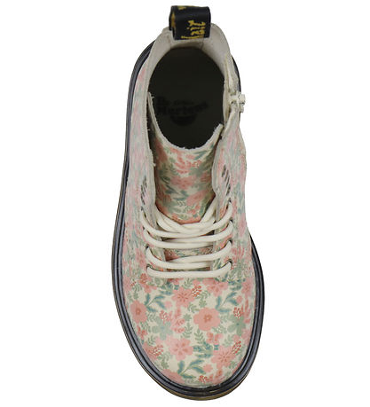 Dr. Martens Boots - 1460 Pascal - Cloud Cream w. Flowers