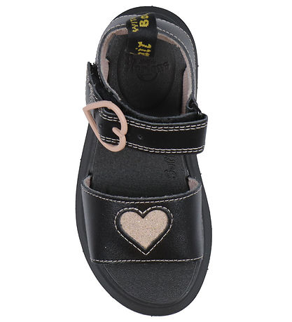 Dr. Martens Sandalar - Marlowe Hearts J - Black/Powder Bleikt