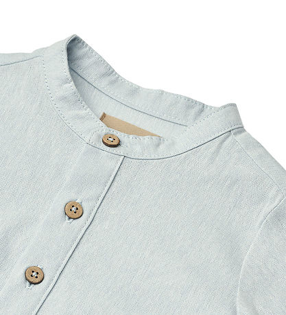 Wheat Hemdbody L/æ - Victor - Light Blue Chambray