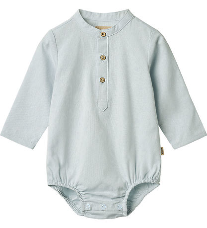 Wheat Hemdbody L/æ - Victor - Light Blue Chambray