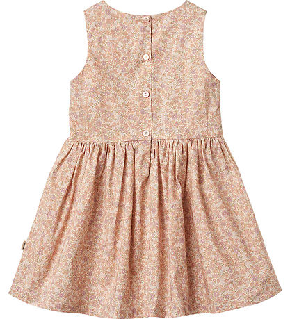 Wheat Dress - Thelma - Lilac Flowers