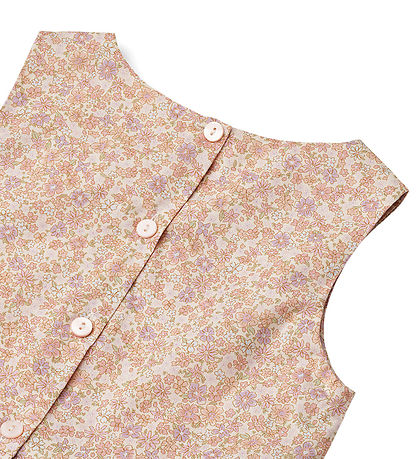Wheat Dress - Thelma - Lilac Flowers