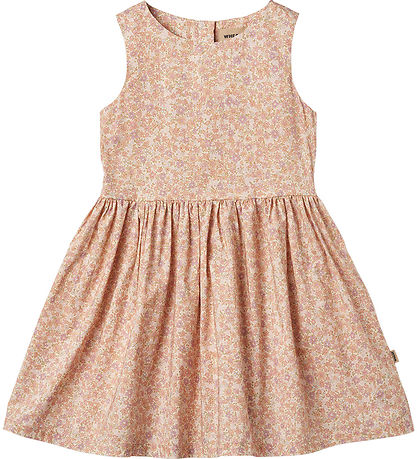 Wheat Dress - Thelma - Lilac Flowers