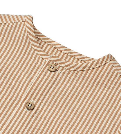 Wheat Shirt - Shelby - Caramel Stripe