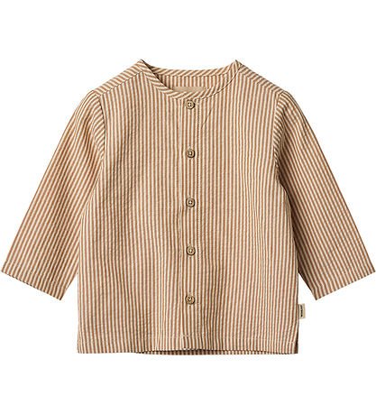 Wheat Shirt - Shelby - Caramel Stripe Wheat Shirt - Shelby - Caramel Stripe
