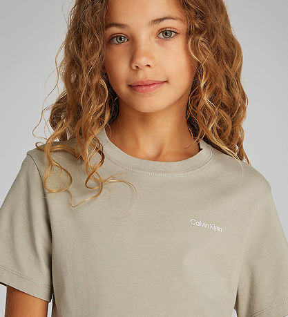 Calvin Klein T-Shirt - Borst Inst. Logo - Laurier Oak Grey Calvin Klein T-Shirt - Borst Inst. Logo - Laurier Oak Grey