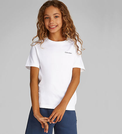 Calvin Klein T-shirt - Chest Inst. Logo - Bright White