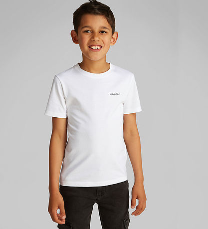 Calvin Klein T-shirt - Chest Inst. Logo - Bright White