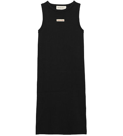 Calvin Klein Kleid - Rib Ärmellos - Ck Black