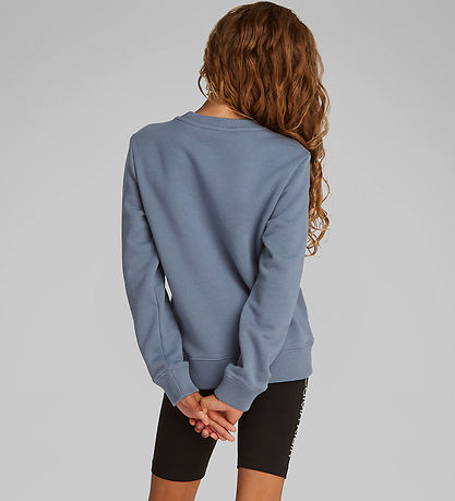 Calvin Klein Sweatshirt - Mono Mini Badge - Grisaille Grey