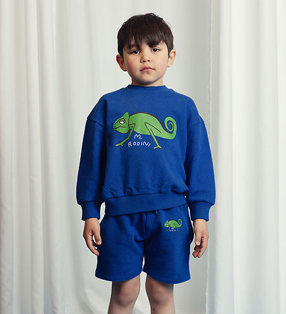 Mini Rodini Peysa - Eðla - Blá