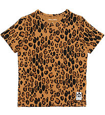Mini Rodini T-shirt - Basic - Leopard Mini Rodini T-shirt - Basic - Leopard