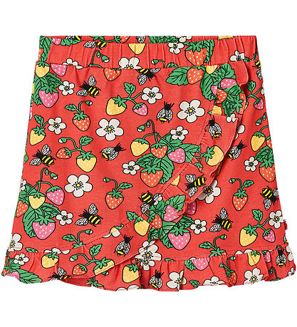 Småfolk Skirt - Pink Punch w. Strawberry Småfolk Skirt - Pink Punch w. Strawberry
