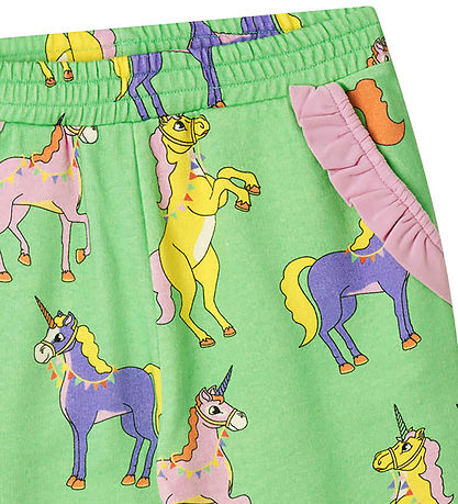 Småfolk Sweatpants - Minty Green Tea w. Unicorns Småfolk Sweatpants - Minty Green Tea w. Unicorns