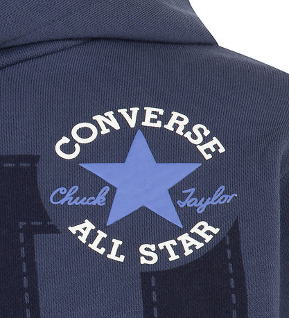 Converse Hoodie - Converse Navy w. Print