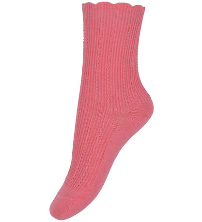 Konges Sløjd Socks - Rib - Frill - 2-Pack - Multi Color w. Hole