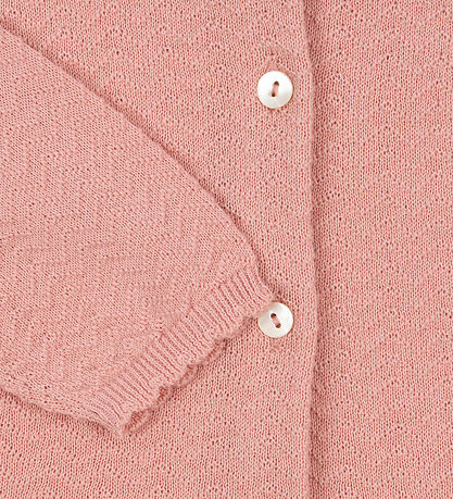 Konges Sløjd Cardigan - Prjónað - Cypress - Mellow Rose