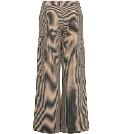 Sofie Schnoor Jeans - Gitte - Chocolate Brown w. Stripes