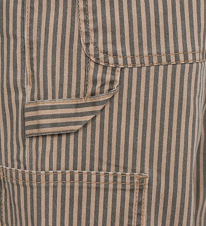 Sofie Schnoor Jeans - Gitte - Chocolate Brown w. Stripes