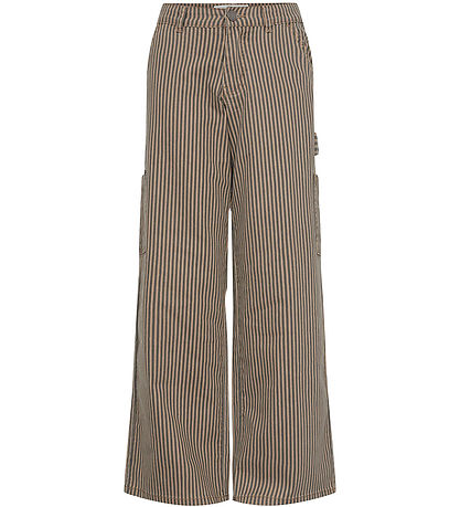 Sofie Schnoor Jeans - Gitte - Chocolate Brown w. Stripes