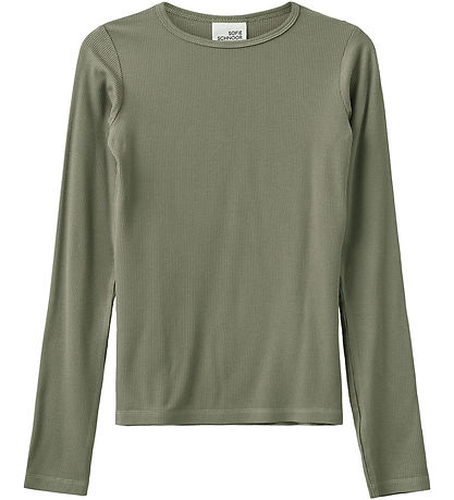 Sofie Schnoor Blouse - Rib - Petricia - Army Green Sofie Schnoor Blouse - Rib - Petricia - Army Green