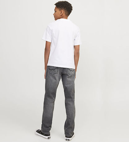 Jack & Jones 청바지 - Noos - 찌클라크 Jj오리지널 SQ 349 - 그레이 드