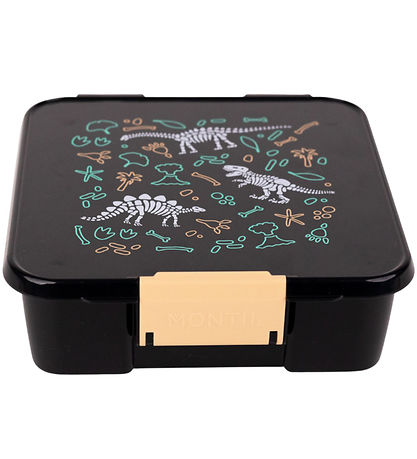 MontiiCo Lunchbox w. 3 Rum - Bento Three - 1 L - Dinosaur Countr MontiiCo Lunchbox w. 3 Rum - Bento Three - 1 L - Dinosaur Countr