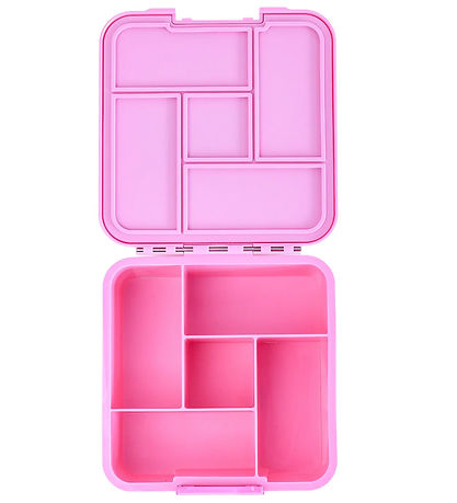 MontiiCo Lunchbox w. 5 Rum - Bento Five - 980 mL - Floss w. Stic