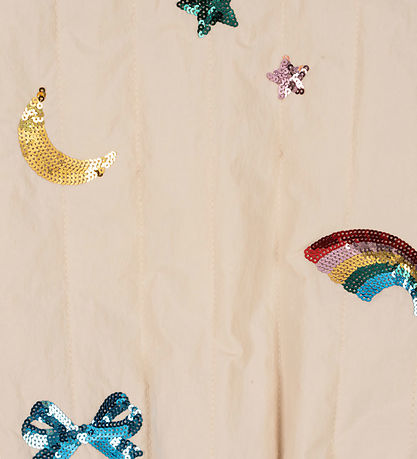 Konges Sløjd Thermo Jacket - Juni Sequin Bomber - Smoke Gray w. 