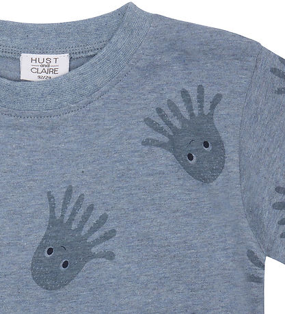 Hust and Claire T-shirt - Anton - Sky Melange