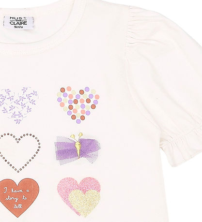 Hust and Claire T-shirt - Alma - Ivory