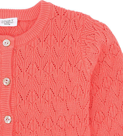 Hust and Claire Cardigan - Knitted - Cilja - Wild Coral