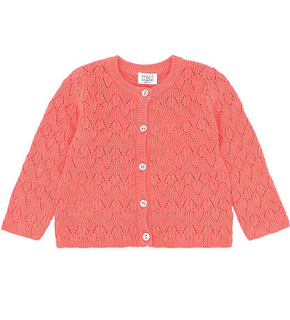 Hust and Claire Cardigan - Knitted - Cilja - Wild Coral