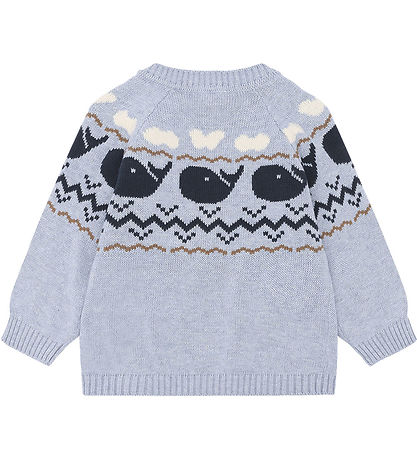 Hust and Claire Blouse - Knitted - Pilou - Sky Melange