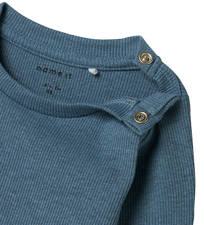 Name It Samfella L/Æ - Rib - NbmDonny - Spring Lake/Melange