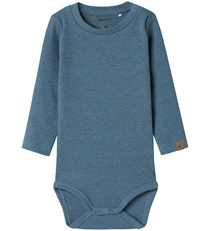 Name It Samfella L/Æ - Rib - NbmDonny - Spring Lake/Melange
