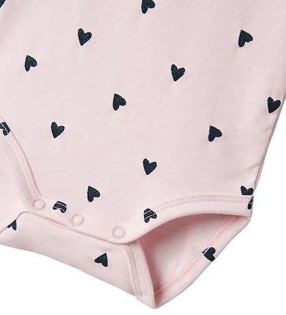 Name It Bodysuit L/Æ - NbfDheart - Ballerina w. Hearts