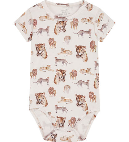 Hust and Claire Bodysuit k/æ - Bamboo - Buller - White Sand Hust and Claire Bodysuit k/æ - Bamboo - Buller - White Sand