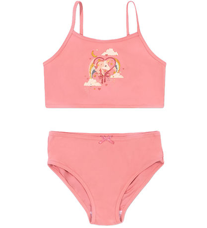 Konges Sløjd Bikini- Riley Bikini - Flamingo Plume w. Print