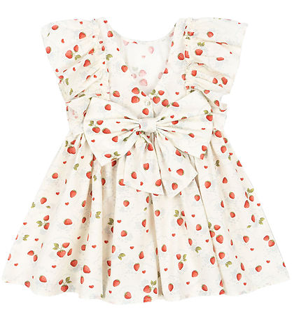 Konges Sløjd Kleid - Evia Bow - Marmelade