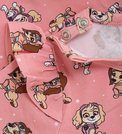Minymo Bodysuit k/æ - Paw Patrol - Strawberry Ice Minymo Bodysuit k/æ - Paw Patrol - Strawberry Ice